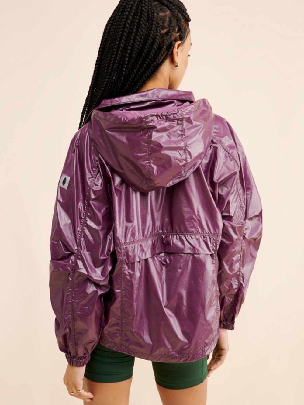 Free People Movement NWT Spring Showers Packable Rain Jacket - Picture 2 of 8
